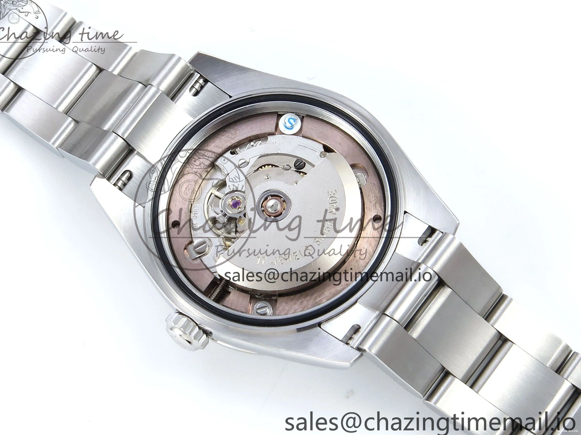 0523 Timeless DateJust 31 278274 ARF 1:1 Best Edition 904L Steel Pink Diamonds Dial on SS Oyster Bracelet ETA 557